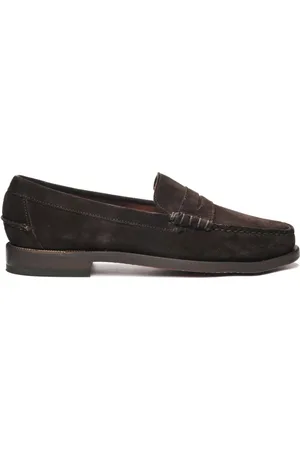 SEBAGO Sko, Herre, Brun, 45 EU, Læder, Mørkebrune Penny Loafers