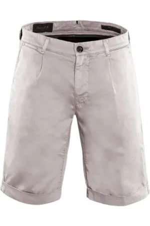 MOORER Shorts, Herre, , L, Bomuld, Stretch Cotton Twill Shorts