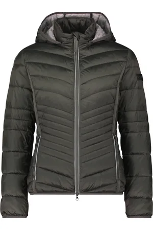 Betty Barclay Jakke, Dame, Grøn, 3XL, Uld, Sporty Outdoor Jacket with Detachable Hood