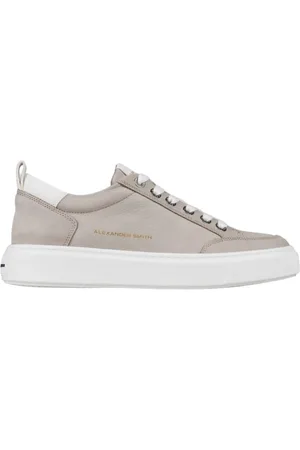 Alexander Smith Sko, Herre, Grå, 44 EU, Læder, Bond MAN Light Grey White