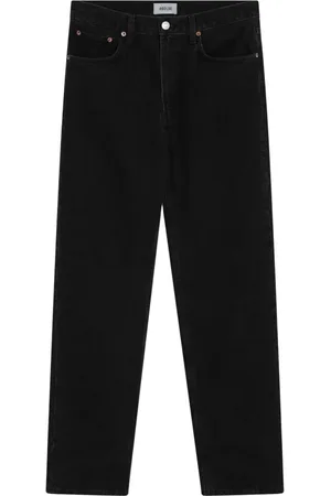 AGOLDE Jeans, Herre, Sort, W31, Denim, Almindelig pasform denim jeans