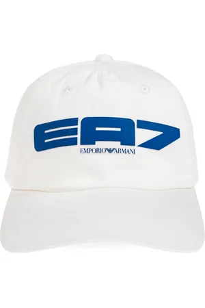EA7 Tilbehør, unisex, Hvid, M, Bomuld, Baseballkasket