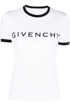 Givenchy Top, Dame, Hvid, XS, Bomuld, Two-Tone T-Shirt