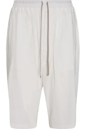 Rick Owens Shorts, Herre, Hvid, L, Bomuld, Milk Cotton Shorts