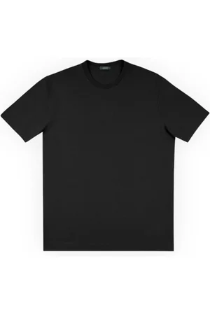 ZANONE Top, Herre, Sort, 3XL, Uld, Stilfuldt T-shirt til mænd og kvinder