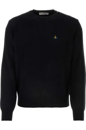 Vivienne Westwood Strik, Herre, Sort, S, Bomuld, Sort Bomuldssweater