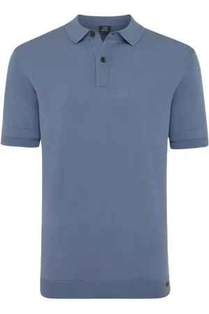 Genti Top, Herre, Blå, S, Blå Polo Skjorte