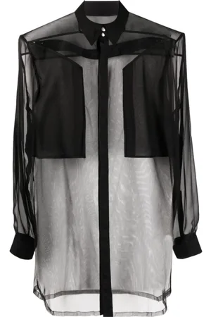 Rick Owens Bluser & Skjorter, Dame, Sort, S, Jumbo Outershirt
