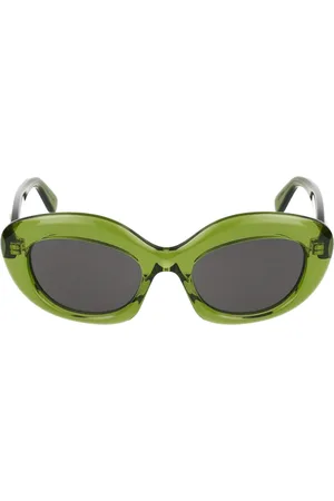 Loewe Tilbehør, unisex, Grøn, 51 MM, Uld, Stilfulde solbriller Lw40153I