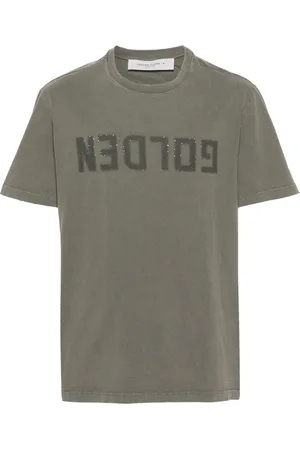 Golden Goose Top, Herre, Grøn, XL, Uld, Grønne T-shirts og Polos med Guldstjerne