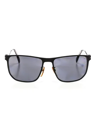 DB EYEWEAR BY DAVID BECKHAM Tilbehør, Herre, Sort, ONE SIZE, Klassiske firkantede metal solbriller