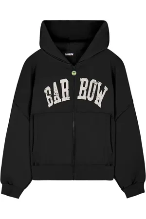 BARROW Sweathshirts & Hoodies, Herre, Sort, S, Bomuld, Sort Zip Hoodie