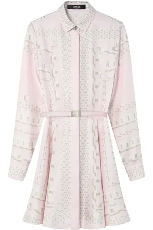VERSACE Kjole, Dame, Lyserød, M, Elegante Kjoler til Kvinder
