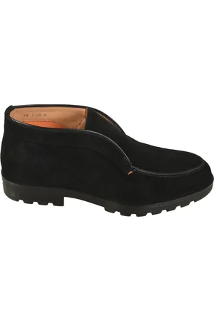 santoni Sko, Herre, Sort, 41 EU, Læder, Ankelstøvler