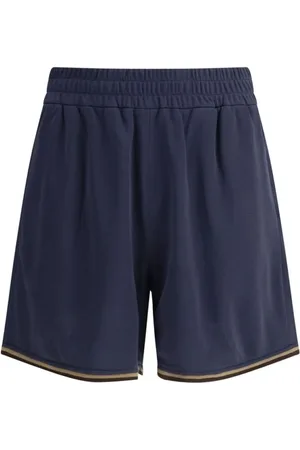 Fendi Shorts, Herre, Blå, L, Uld, Stilfulde elastiske shorts med lommer