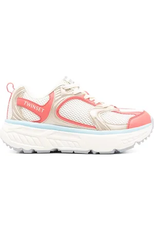 Twin-Set Sport, Dame, Flerfarvet, 38 EU, Uld, Colorblock Løbesko Art. 251Tcp030
