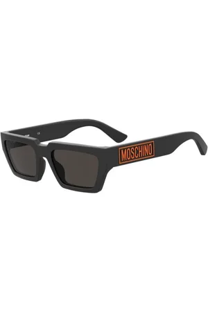 Moschino Tilbehør, Herre, Sort, 55 MM, Uld, Stilfulde solbriller