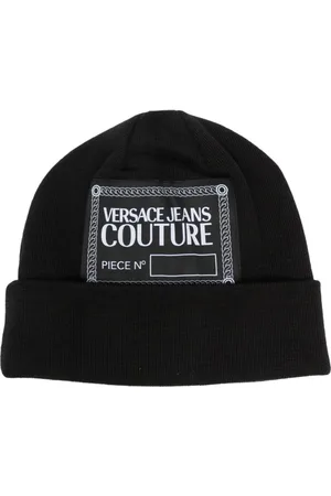 VERSACE Tilbehør, unisex, Sort, ONE SIZE, Uld, Caps
