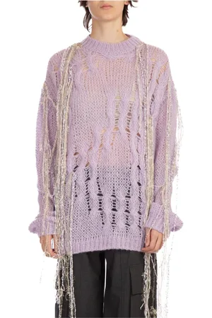THE SEAFARER Strik, Dame, Lilla, S, Lang Sweater