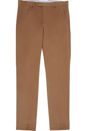 Brooks Brothers Bukser, Herre, Brun, W40, Bomuld, Stretch Cotton Chinos