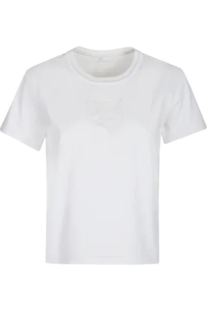 Alexander Wang Top, Dame, Hvid, M, Uld, Stilfuldt Grafisk T-shirt