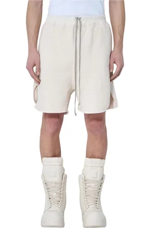 Rick Owens Shorts, Herre, , XL, Bomuld, Børstet Bomuld Track Shorts