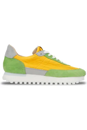 Novesta Sko, unisex, Flerfarvet, 38 EU, Læder, Marathon Run.S.Trail grn/yllw