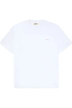 Woodbird Top, Herre, Hvid, M, Bomuld, Grafisk Print Kortærmet T-shirt