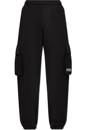 VERSACE Bukser, Herre, Sort, M, Bomuld, Fragt sweatpants