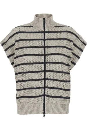 Brunello Cucinelli Strik, Dame, , 2XL, Uld, Sweaters til Stilfuldt Look