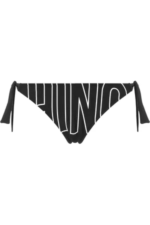 Moschino Badetøj, Dame, Sort, L, Sort havetøj med logoprint