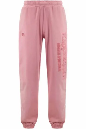 Kappa Bukser, Dame, Lyserød, L, Premium Autentiske Afslappede Oversize Bukser
