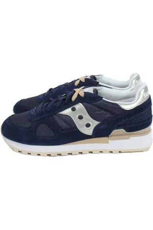 Saucony Sko, Dame, Blå, 37 1/2 EU, Suede, Shadow Original Sneakers