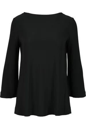 Max Mara Bluser & Skjorter, Dame, Sort, XS, Polyester, Fritidsskjorte i polyester elastan
