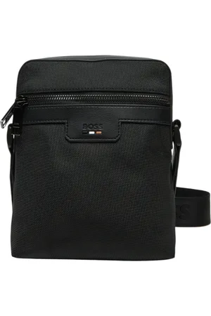 HUGO BOSS Taske, Herre, Sort, ONE SIZE, Uld, Herre Skuldertaske Forår/Sommer Kollektion