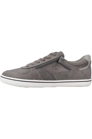Geox Sko, Herre, Grå, 42 EU, Moderne Sneakers til Trendy Stil