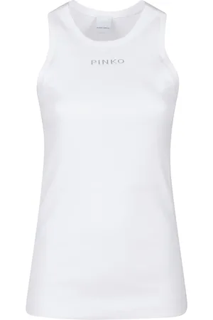 Pinko Top, Dame, Hvid, L, Elegant Tank Top