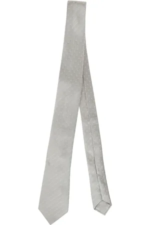 Petronius 1926 Tilbehør, Herre, Grå, ONE SIZE, Uld, Grå Silkeslips til Mænd