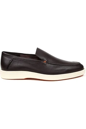 santoni Sko, Herre, Brun, 41 1/2 EU, Uld, Stilfulde Loafers