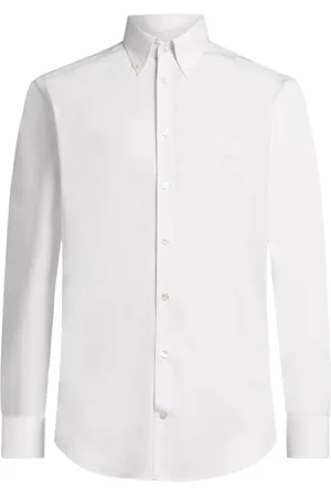 Etro Skjorte, Herre, Hvid, L, Fuji Skjorte