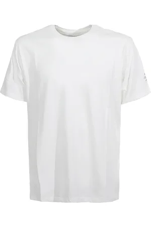 ECOALF Top, Herre, Hvid, L, Bomuld, Hvid T-shirt med Emergen(sea) print