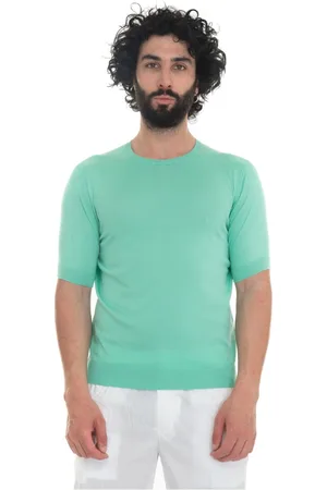 hindustrie Top, Herre, Grøn, M, Bomuld, Slim Fit Jersey T-shirt