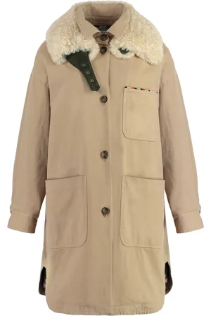 Bazar Deluxe Frakke, Dame, , XS, Bomuld, Canvas Parka med Aftagelig Pelskrave