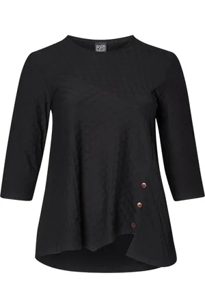 Pont Neuf Bluser & Skjorter, Dame, Sort, XS, Tyl, Elegant Cam Bluse til enhver lejlighed