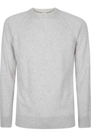 ELEVENTY Strik, Herre, , M, Kashmir Rund Hals Sweater