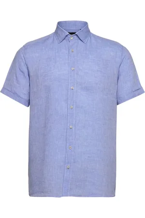 Sand Skjorte, Herre, Blå, XL, Short Sleeve Shirt