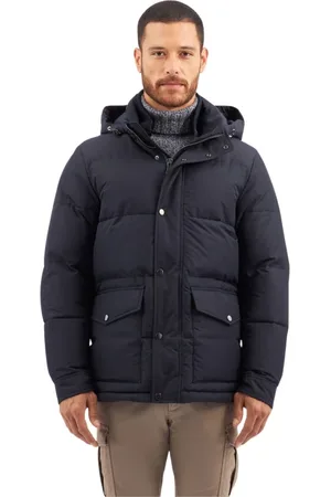 Brooks Brothers Jakke, Herre, Blå, L, Uld, Navy Puffer Jakke
