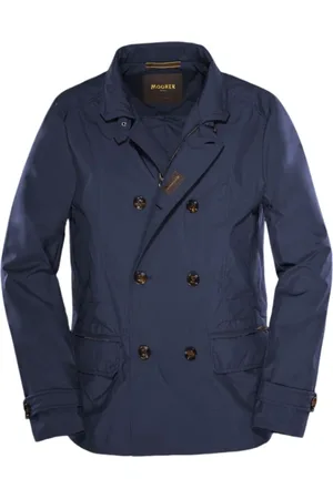 MOORER Jakke, Herre, Blå, 3XL, Uld, Jackets
