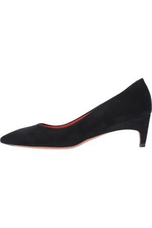 santoni Sko, Dame, Sort, 36 1/2 EU, Suede, Suede Pumps