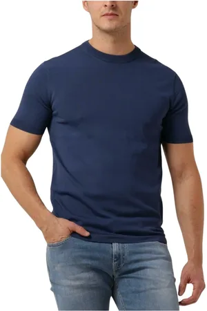 Genti Top, Herre, Blå, 2XL, Uld, Blå T-shirt K9126-1260